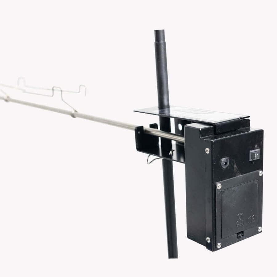 "The Little Aussie Legend Basisset – Rotisserie Set für Outdoor BBQ, Autonome Camping Kochset, Bushm