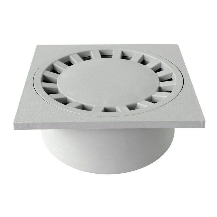 First Plast CHPP20G Siphonverschluss aus Polypropylen, grau, 200 x 200 mm
