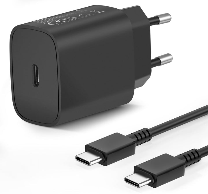 25W USB C Ladegerät für Samsung,Schnellladegerät 2M Typ C Ladekabel für Samsung Galaxy S24 S23 S22 S
