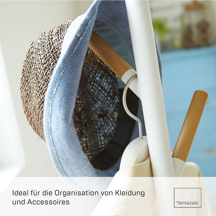 Plain Pole Hanger - white Weiss Single, Weiss Single