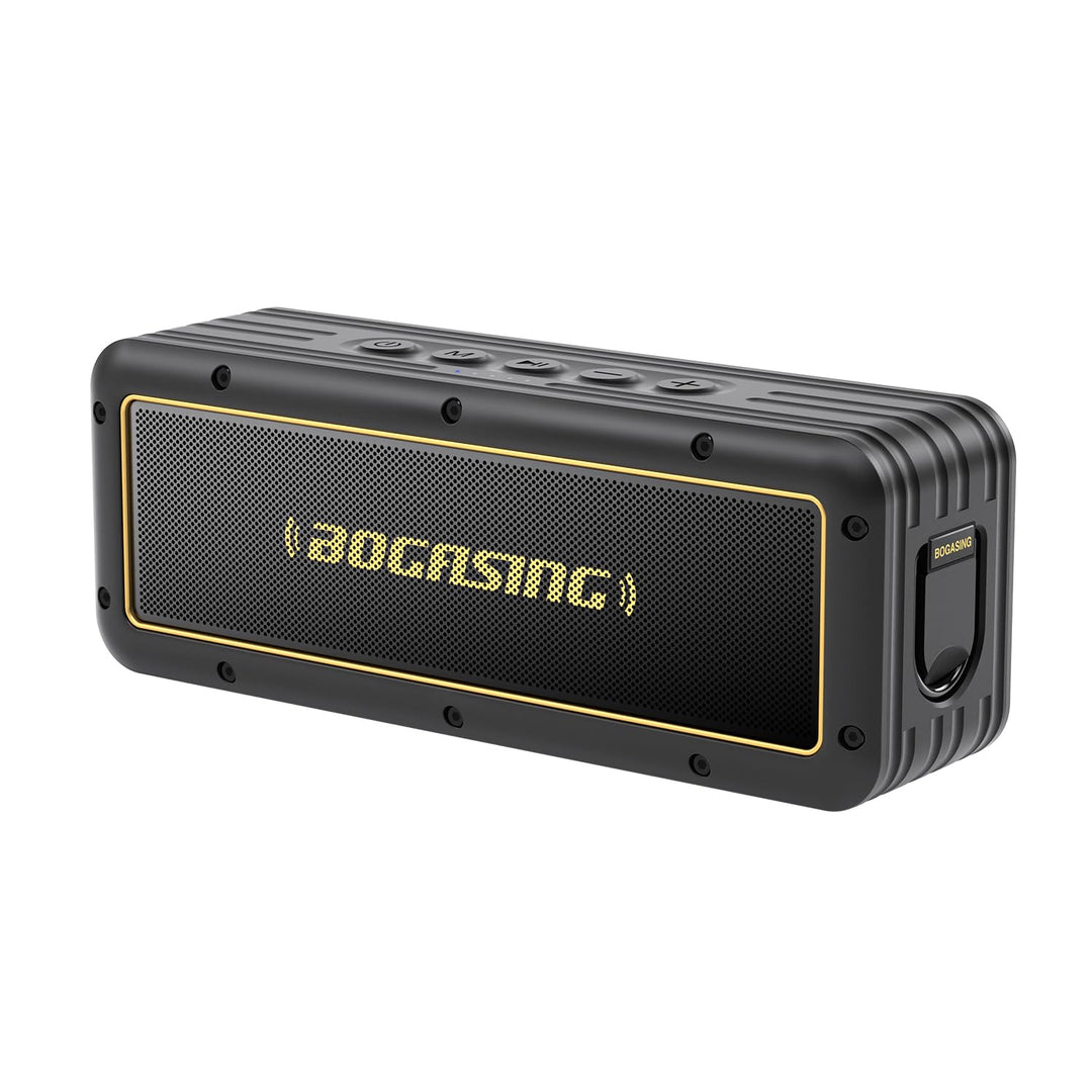 BOGASING G4 Bluetooth Lautsprecher, Bluetooth Box mit Tieferem Bass, 50W Kabelloser Tragbarer Boxen,