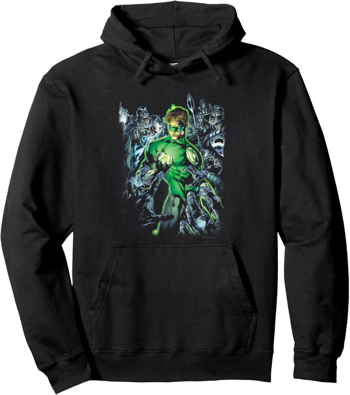 Green Lantern Surrounded By Death Pullover Hoodie