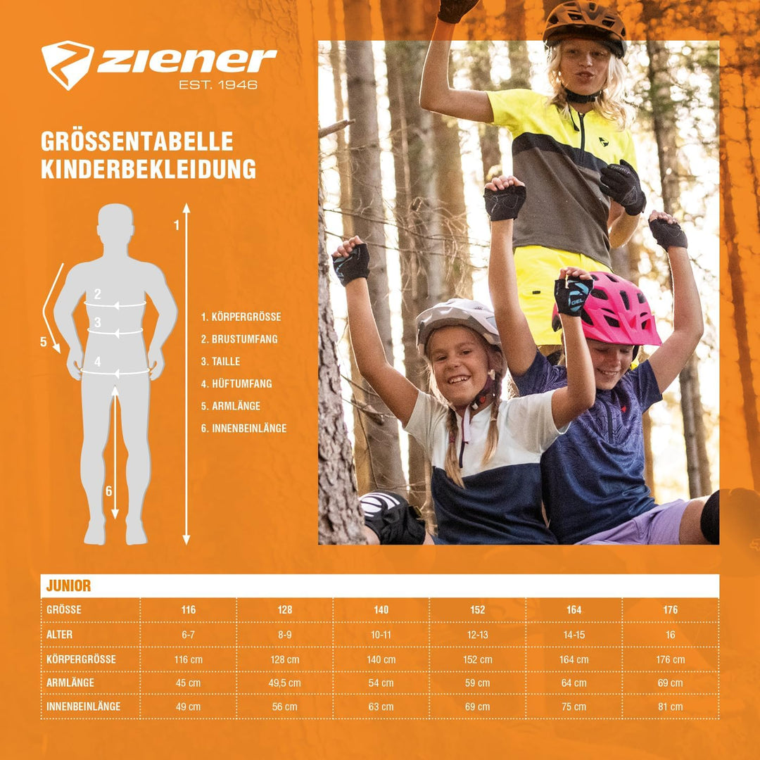Ziener Unisex Kinder Jonki Skipullover, Skirolli, Funktions-Shirt | atmungsaktiv, Fleece, warm (1er