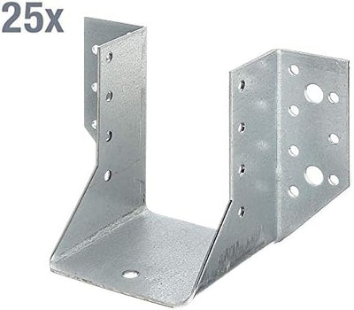 Alberts 847968 Balkenschuh | Typ A | sendzimirverzinkt | 70 x 95 mm | 25er Set 70 x 95 mm (25 Stk.),