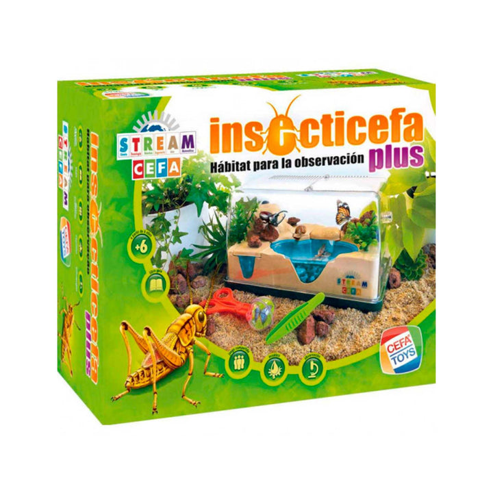 Cefa Toys - Insekticefa Plus, natürlicher Lebensraum für Wasser- und Landkreaturen, geeignet für Kin
