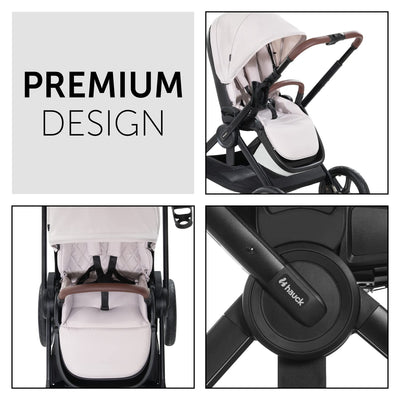 hauck Kinderwagen mit Beindecke Walk N Care ab Geburt bis 22 kg mit Liegefunktion, Becherhalter, Sit