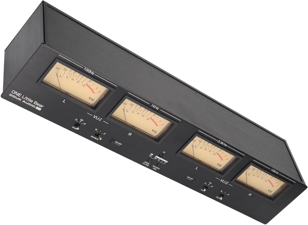 4 -Wege Vu Meter 3 Gain XLR Switcher Ein Soundindikator 100? 240 V US -Stecker TOR 100? 240V US Stec