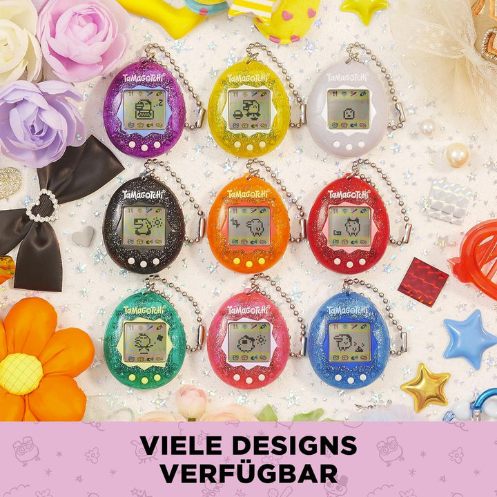 Bandai - Original Tamagotchi Color Collection Red - Elektronisches virtuelles Haustier mit Farbdispl