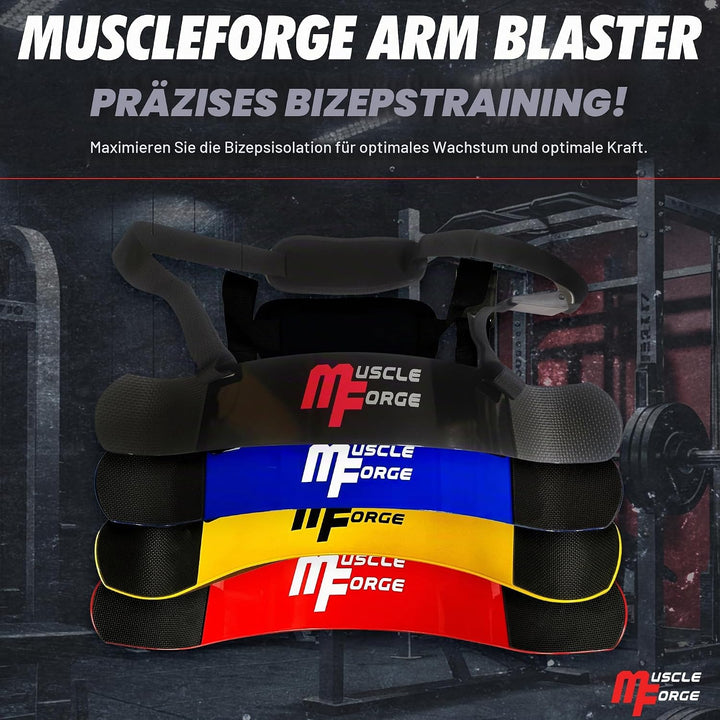 MuscleForge® Bizeps-Trainer Arm Blaster, Bizeps Isolator für eine optimale Isolierung der Bizeps und