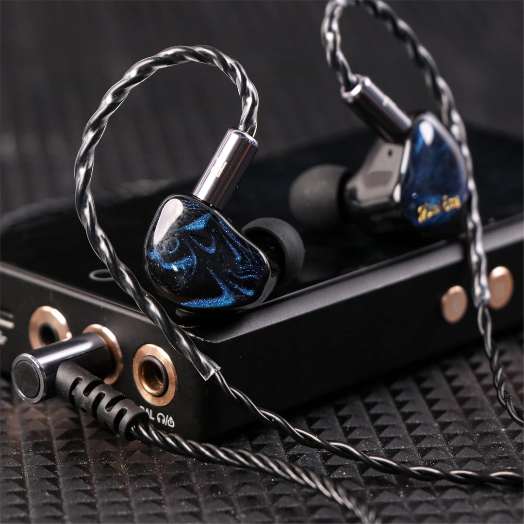 LINSOUL Kiwi Ears Cadenza 10mm Beryllium Dynamic Driver IEM 3D Printed with Detachable Interchangeab
