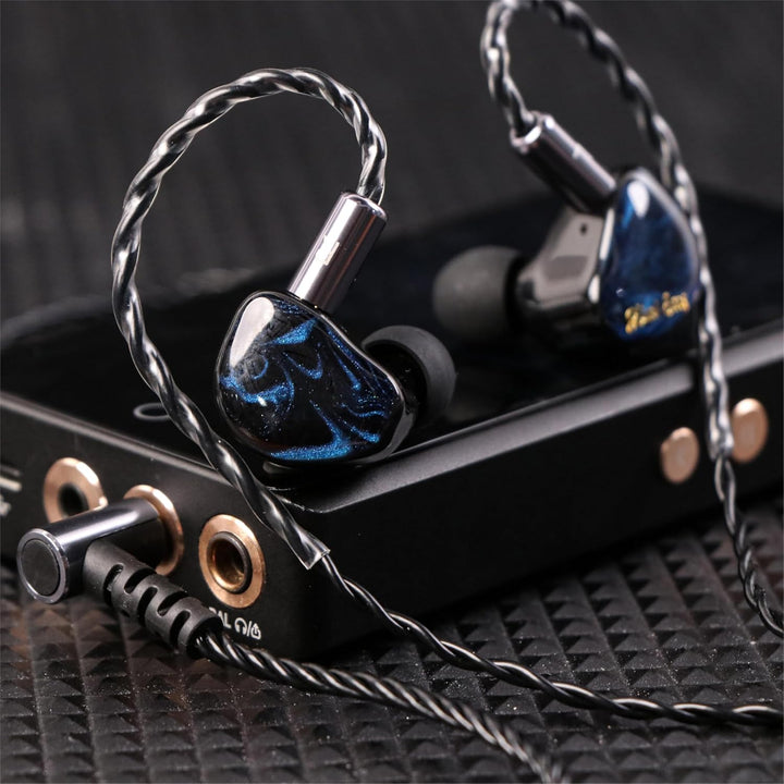 LINSOUL Kiwi Ears Cadenza 10mm Beryllium Dynamic Driver IEM 3D Printed with Detachable Interchangeab
