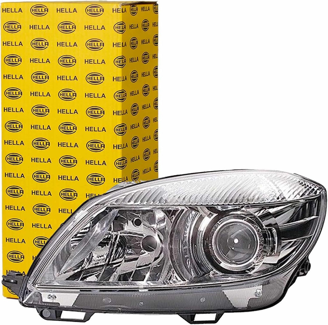 HELLA 1ZL 010 417-421 DE/FF/Halogen-Hauptscheinwerfer - rechts - für u.a. Skoda Fabia II (542) Recht