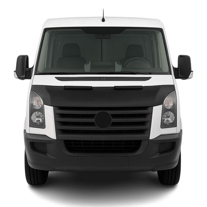 OMAC Haubenbra Steinschlagschutz Bonnet Bra kompatibel mit VW Crafter 2006-2017 Schwarz Halb