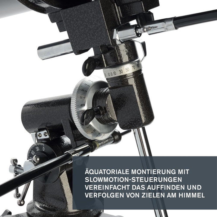 Celestron 21049 PowerSeeker 127EQ Spiegelteleskop, Schwarz PowerSeeker 127EQ Reflektor, PowerSeeker