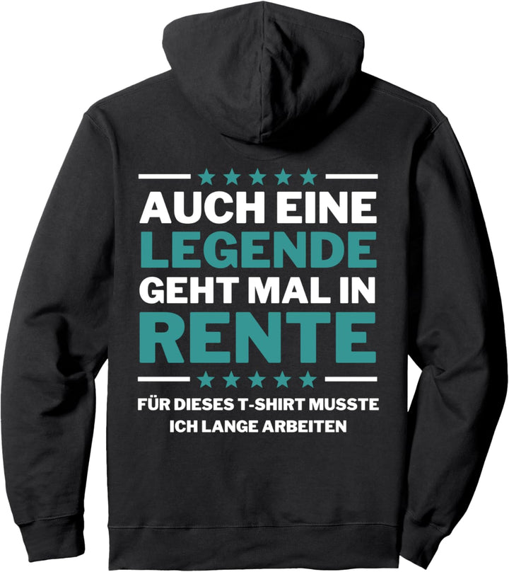 Legende Rentner 2022 Rente Ruhestand Pullover Hoodie