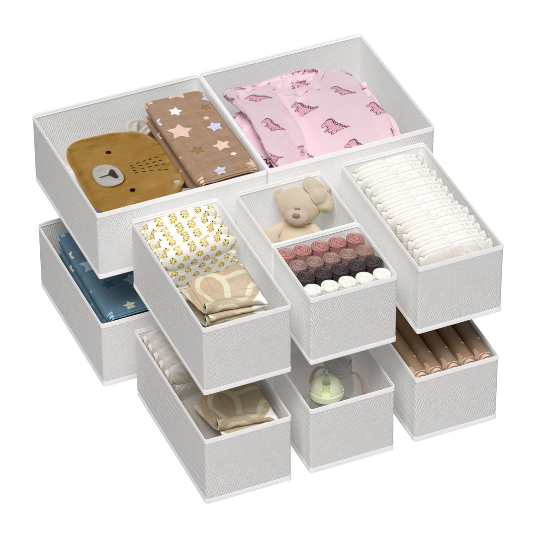 Vtopmart 12 Pack Kleiderschrank Organizer, Faltbare Schrank Organizer Kleiderschrank, Aufbewahrungsb