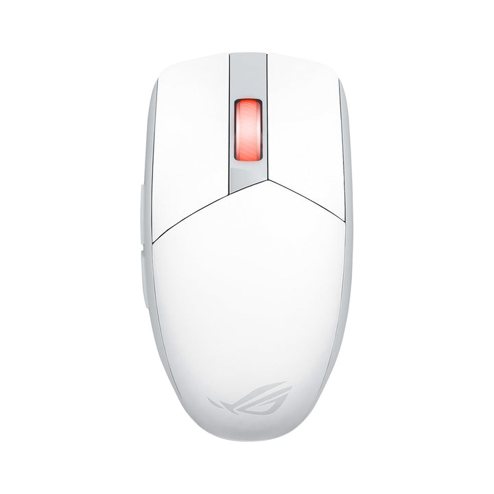 ASUS ROG Strix Impact III Wireless White Gaming-Maus (optischer Sensor ROG AimPoint, ROG SpeedNova W