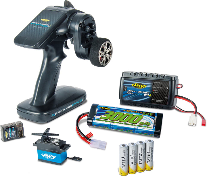 Carson 500500091 RC-Reflex Pro 3 Elektro Set, 14 Jahre to 99 Jahre Single, Single