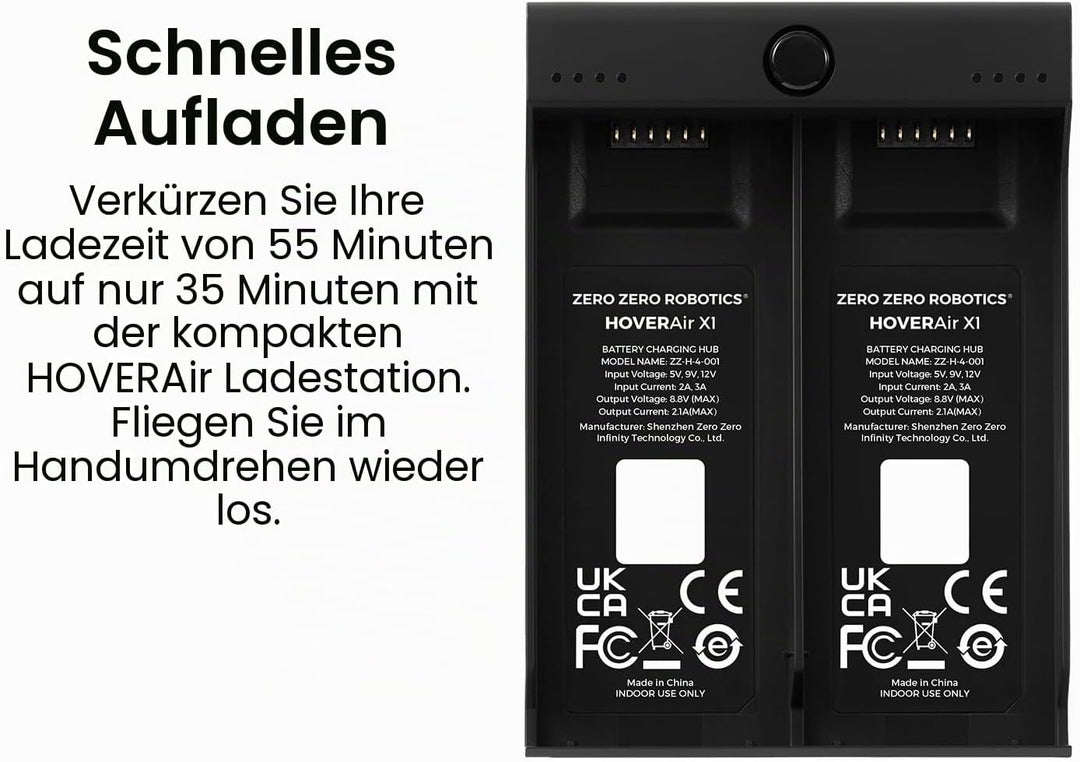 HOVERAir Ladestation X1 selbstfliegende Kamera-Schwarz, Schwarz