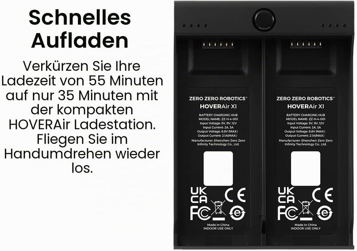 HOVERAir Ladestation X1 selbstfliegende Kamera-Schwarz, Schwarz
