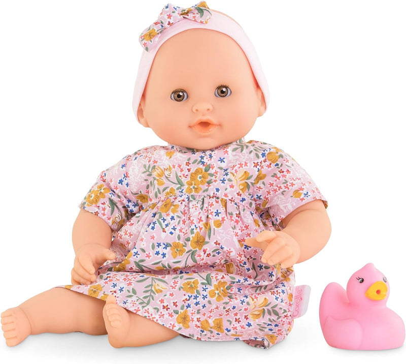 Corolle - Meine erste Babypuppe Calypso, mit Badespielzeug, 30 cm, ab 18 Monaten, 9000100680