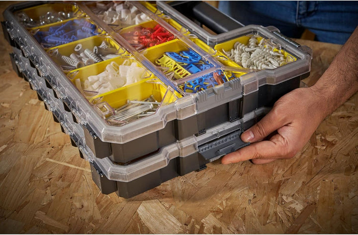 Stanley FatMax Werkzeug-Profi-Organizer (44,6 x 7,4 x 35,7 cm, Organizer mit herausnehmbaren Boxen u