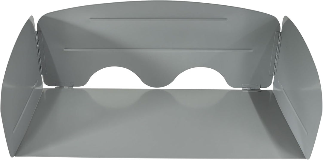 Koch Windschutz für Campingkocher Stahl mit Bodenplatte 63x31x25cm Aufbewahrungstasche passend für 3