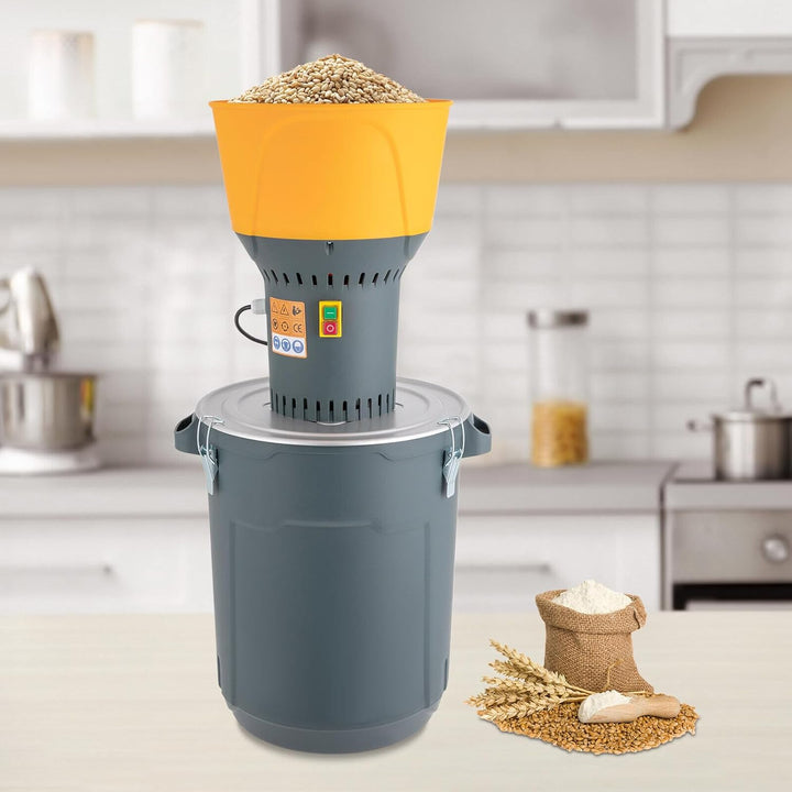 Getreidemühle, Getreidequetsche Malzmühle, 1300W Futtermühle Maismühle, Grainmühle 50L, für Haushalt
