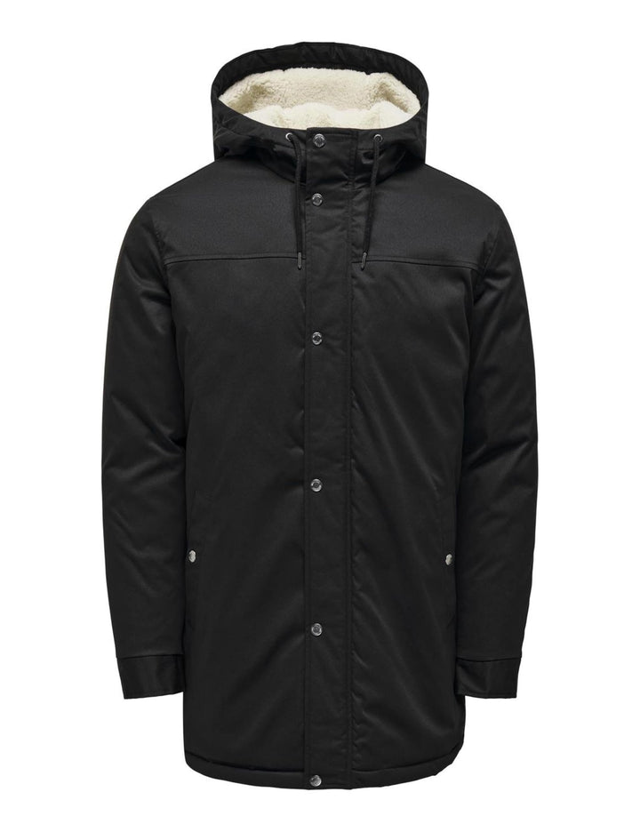 ONLY & SONS Herren Jacke 22025690 M Schwarz, M Schwarz