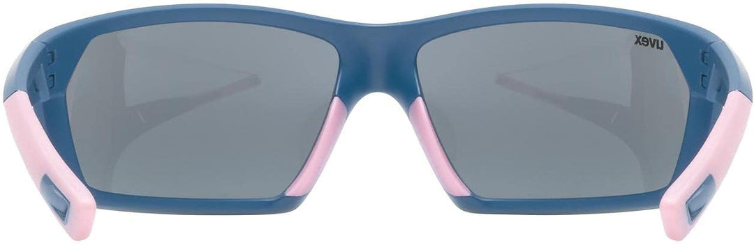Uvex Unisex Uvex Sportstyle 225 Sportbrille (1er Pack) Einheitsgrösse Blue Matt Rose/Silver, Einheit