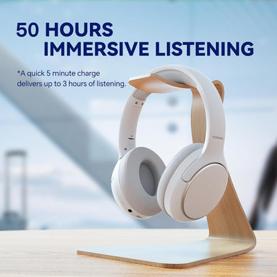 TONEMAC H2 Over-Ear Kopfhörer Bluetooth 5.3, HiFi Stereo,50 Std,Eingebautes Mikrofon, Faltbares für