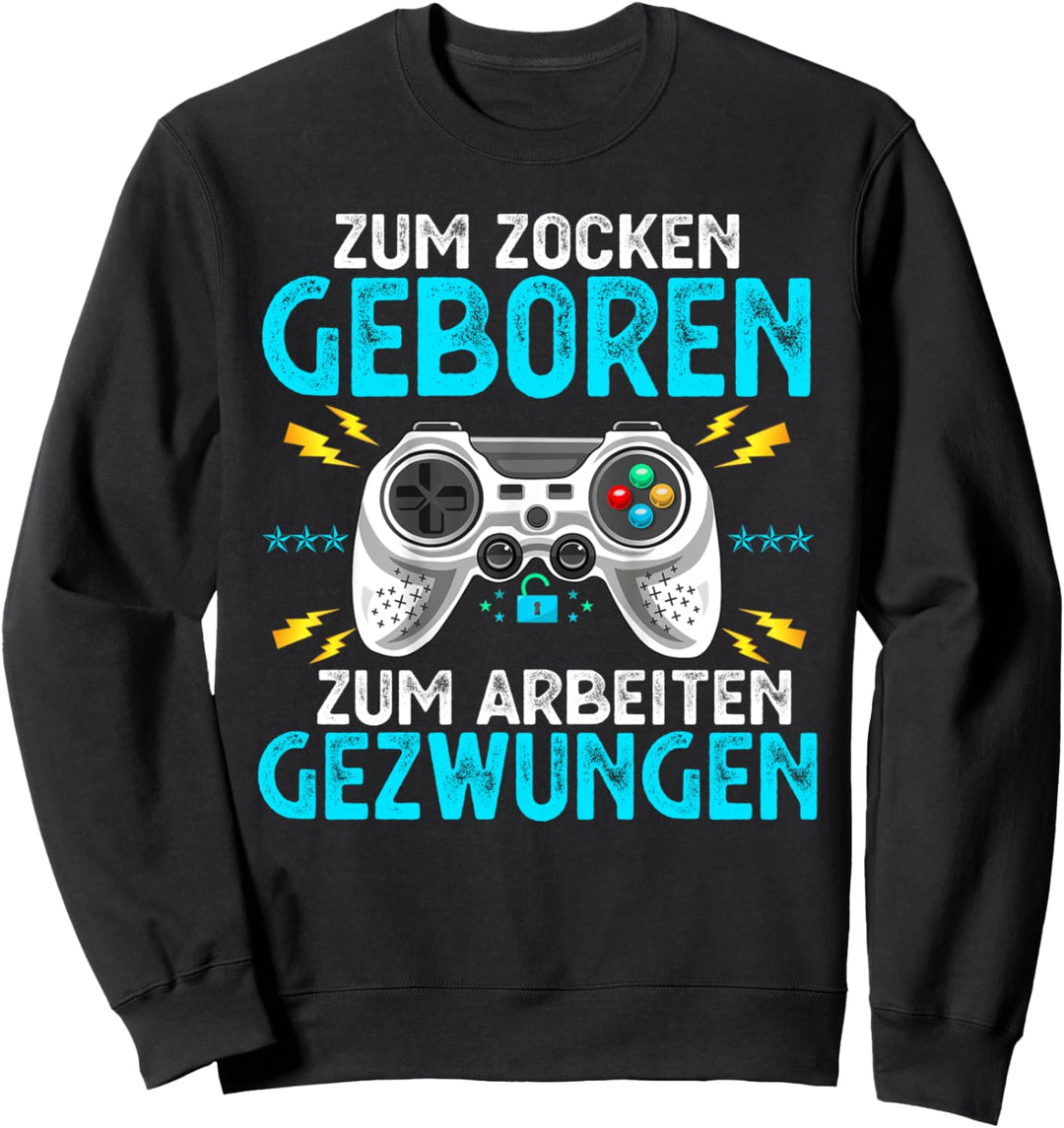 Gaming Zocken Konsole PS5 Geburtstag Gamer Geschenk Sweatshirt