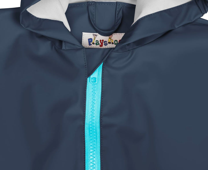 Playshoes Unisex Kinder Regen-Overall Matschanzug Regenbekleidung 86 Marine, 86 Marine