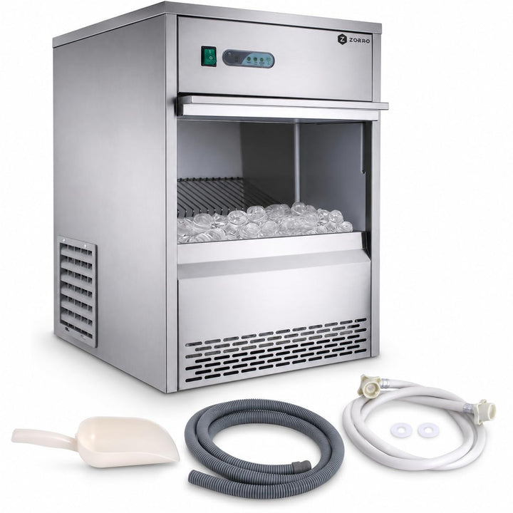 ZORRO - Eiswürfelbereiter ZEB 25 ECO - Gastro 25kg/24h- Eiswürfelmaschine mit