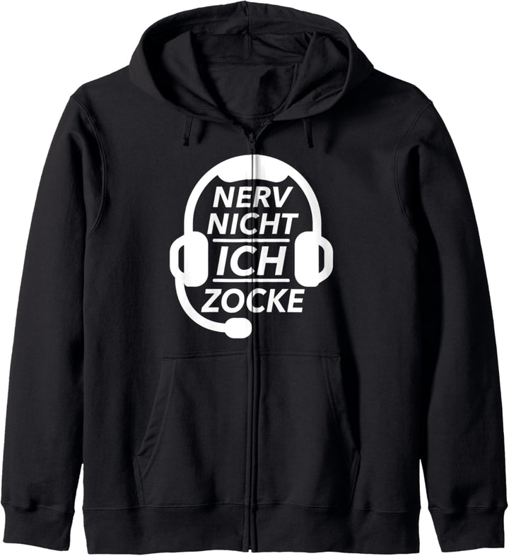 Nerv Nicht Ich Zocke Gamer Gaming Geburtstag Geschenk Idee Kapuzenjacke
