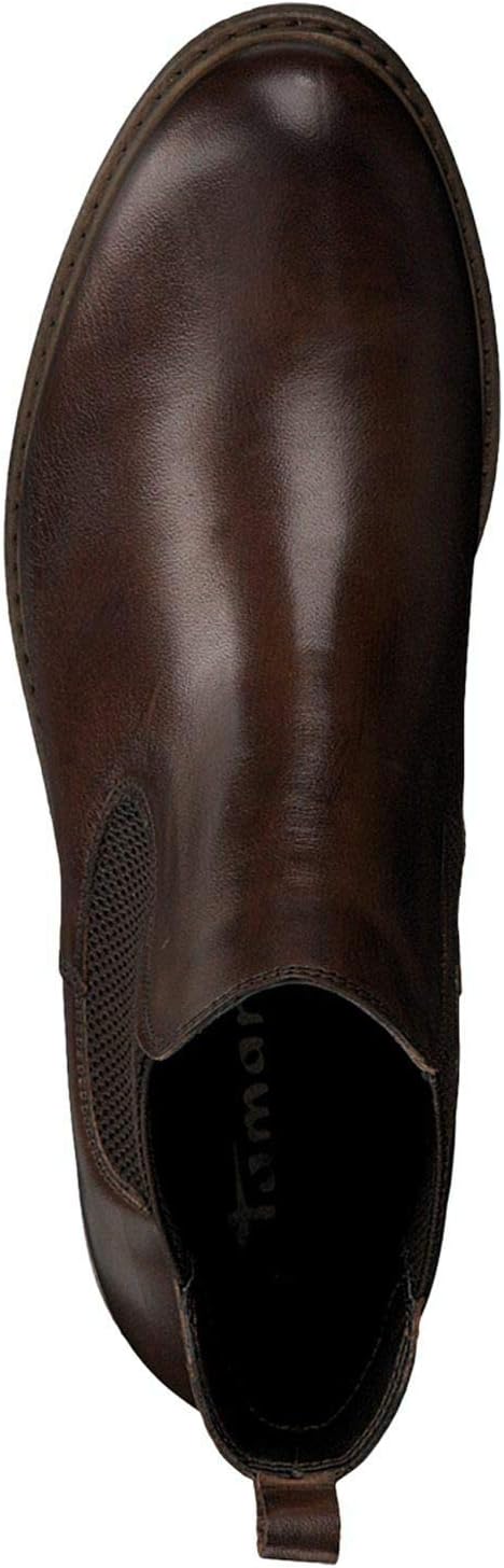 Tamaris Damen Stiefeletten, Frauen Chelsea Boots,Comfort Lining,TOUCHit-Fussbett 37 EU Muscat Leathe