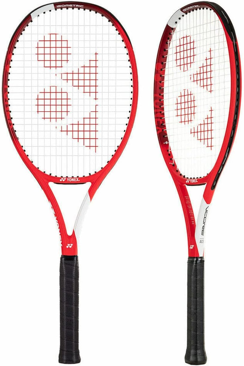 YONEX New Vcore Ace Tango Red besaitet 260g Tennisschläger Allroundschläger Rot - Blau 2