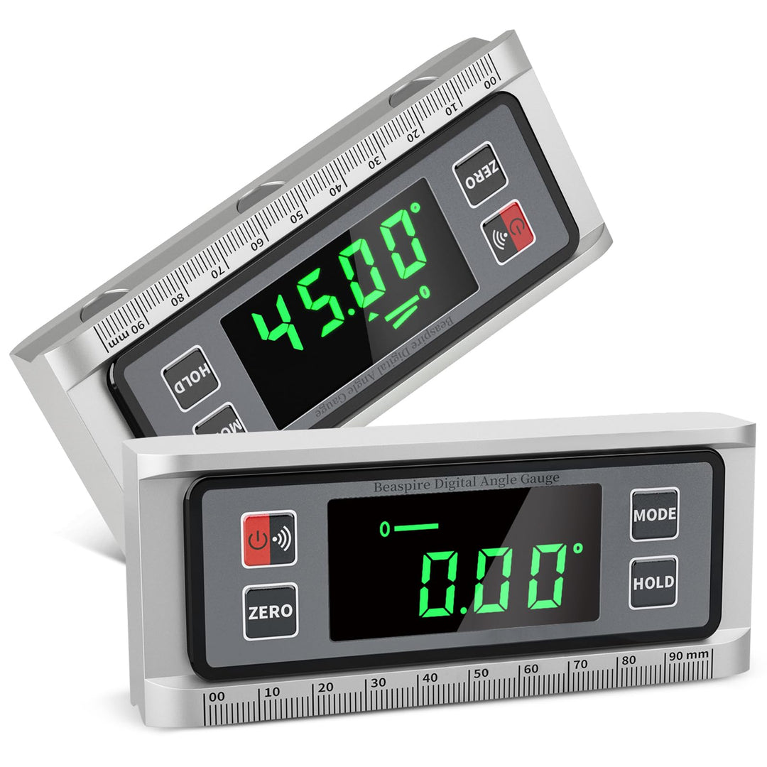 Beaspire Digitaler Winkelmesser LCD Neigungsmesser Magnetisch Winkelmesser Skaliertes Lineal Winkels
