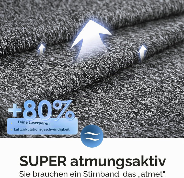 ZUMUSEN Schlafkopfhörer Stirnband Bluetooth 5.4, Super Weiche 15+ Stunden Wiedergabe Sleep Headphone
