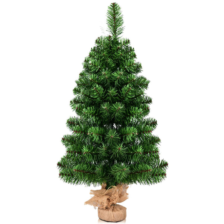 DREAMADE 60cm/90cm Mini Weihnachtsbaum, künstlicher Tannenbaum klein, Weihnachtsdeko, Tisch-Weihnach