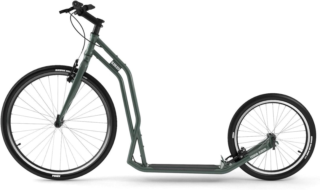Yedoo S2620 Tretroller - bis 130 kg, Kickscooter mit Luftreifen 26/20 - Roller Scooter für Erwachsen