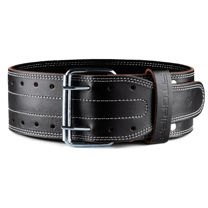 FITGRIFF® Gewichthebergürtel aus Leder - Powerlifting Gürtel für Bodybuilding, Krafttraining, Gewich
