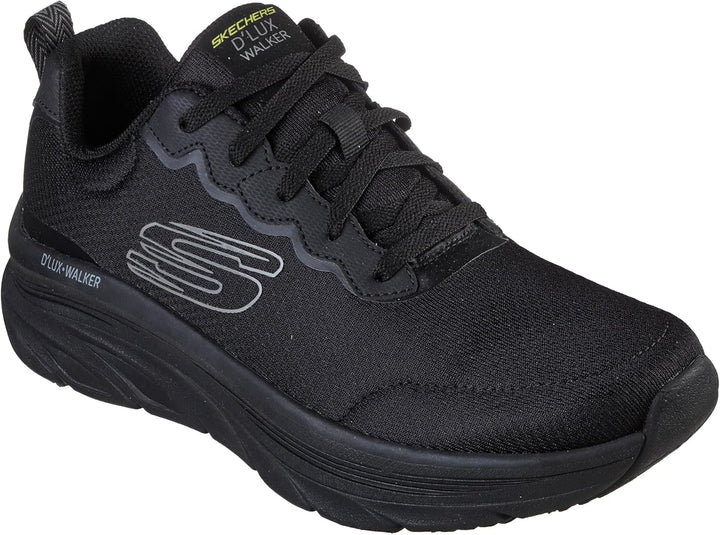 Skechers D'Lux Walker - Scrambler 232264-BKCC, Herren, Sneaker, Black Mesh/Synthetic Trim 45 EU Schw