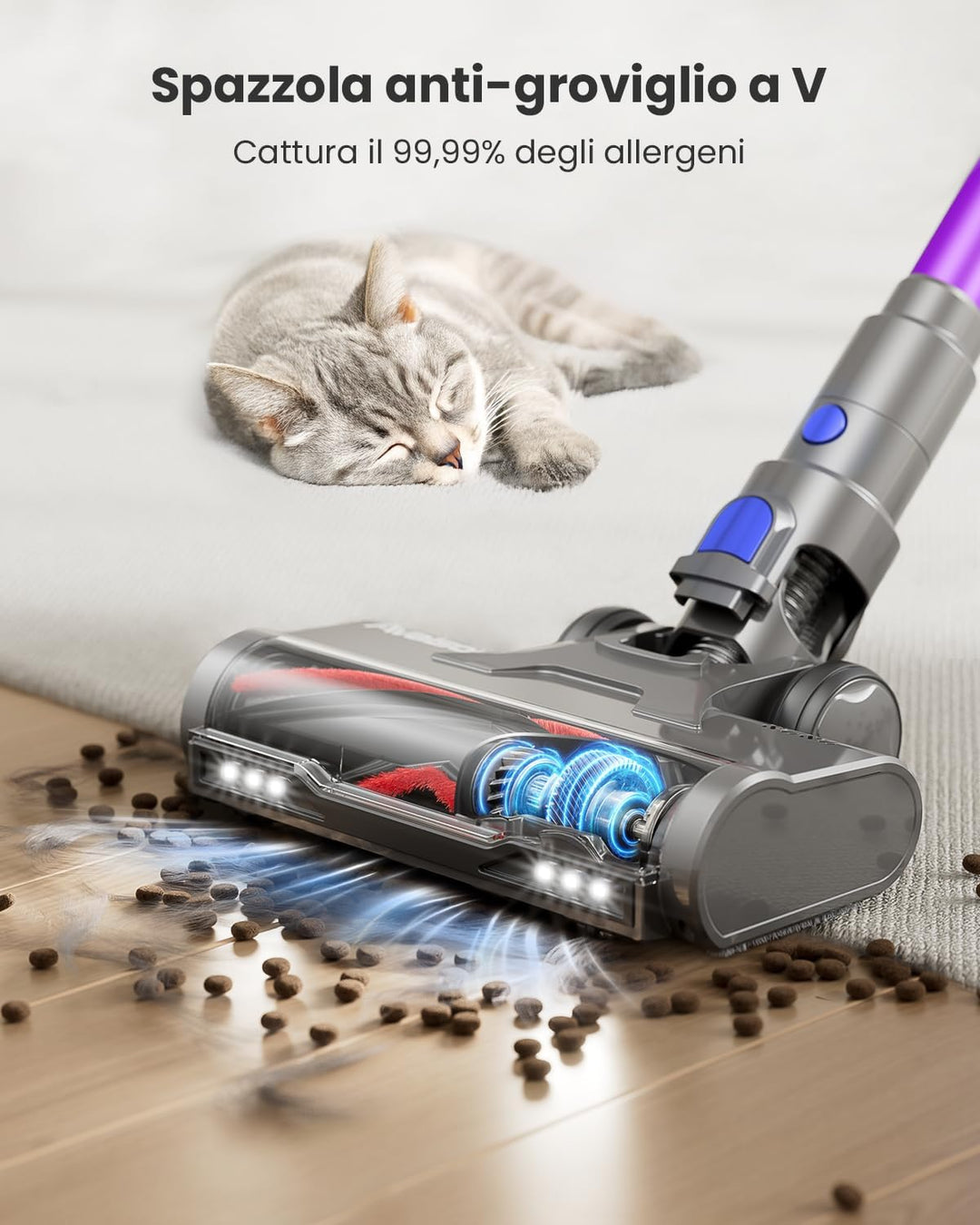 Avalsor 50KPA/600W/70mins Staubsauger Kabellos