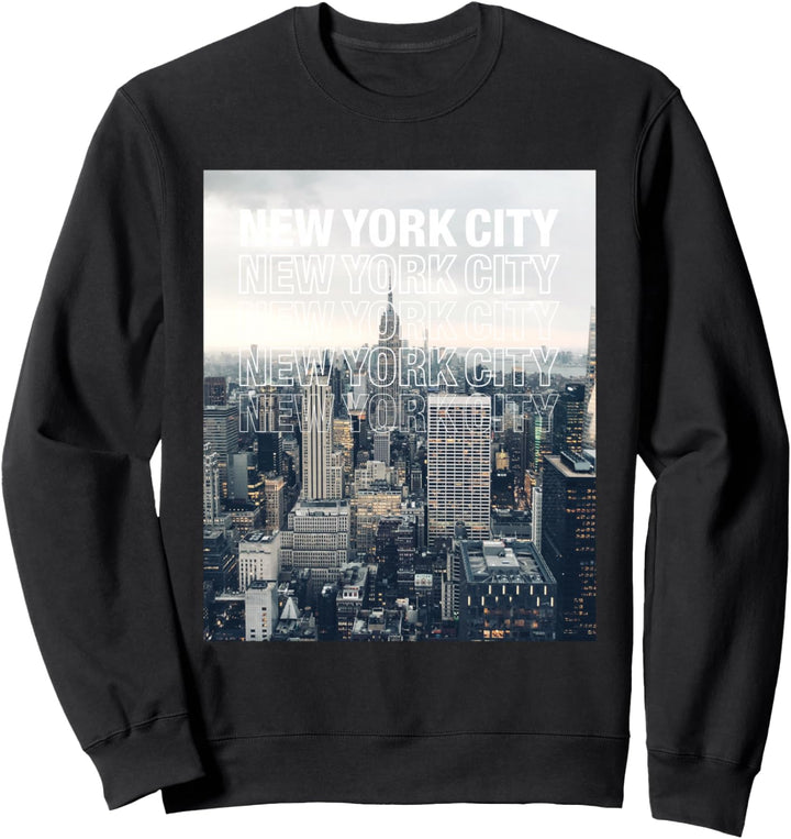 Urban New York City Graphic Tee Shirt, New York City Skyline Sweatshirt