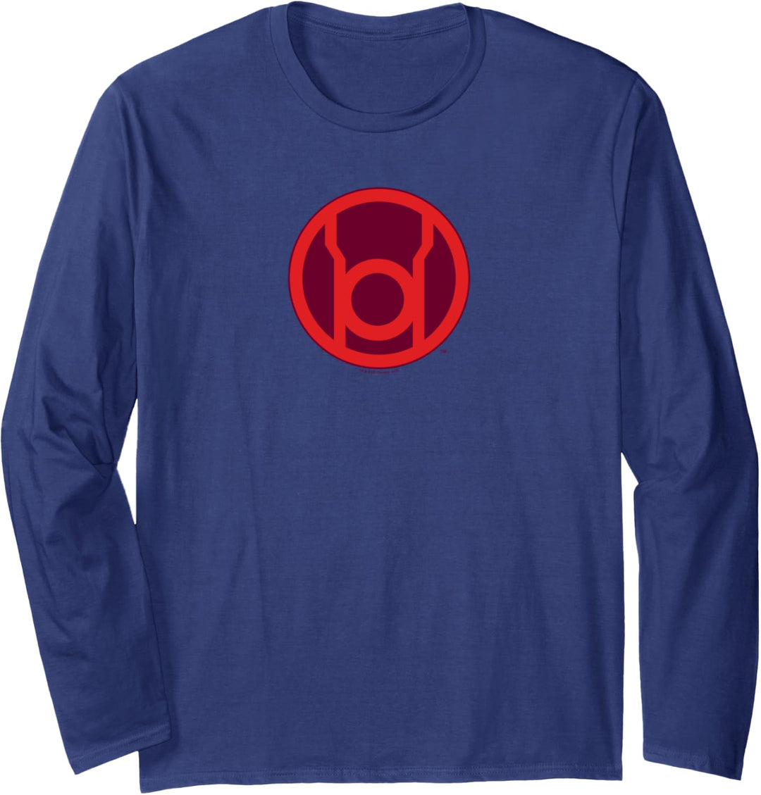 Green Lantern Red Symbol Langarmshirt