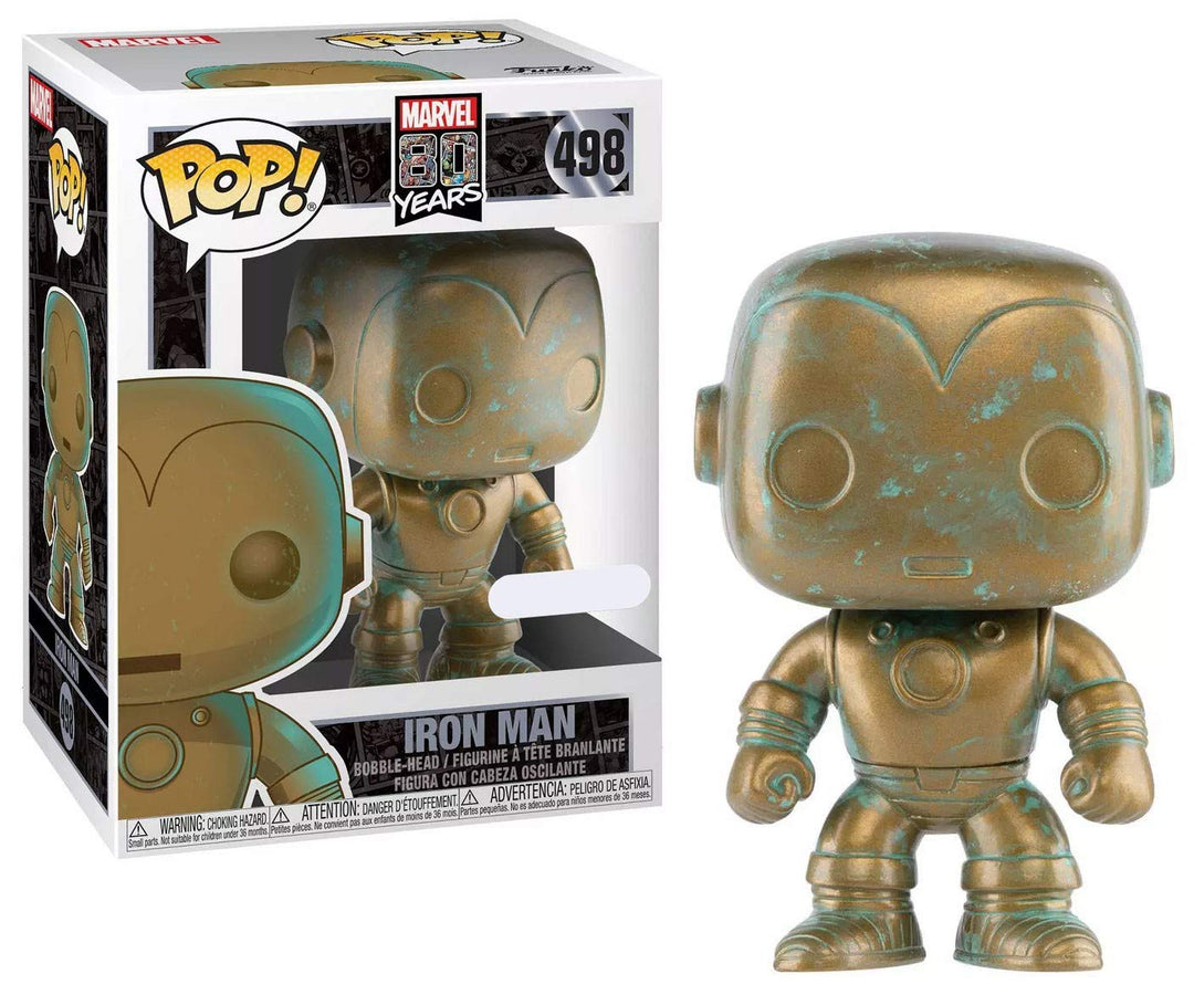 Funko POP! Marvel 80th Anniversary - Iron Man [Patina] # 498 - Target Exclusive