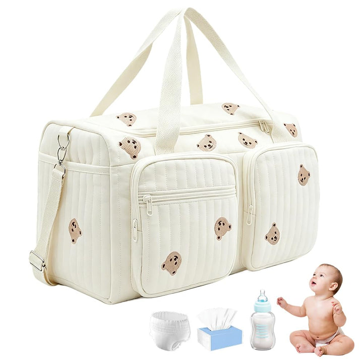 CEWROM Vielseitige Wickeltasche, Baby Wickeltasche und Umstandstasche, Leichte Gepolsterte Wickeltas