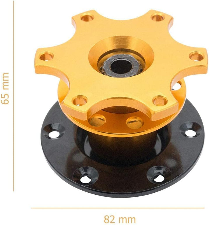 TOTMOX Quick Release Lenkrad-Schnellspanner Gold, Gold