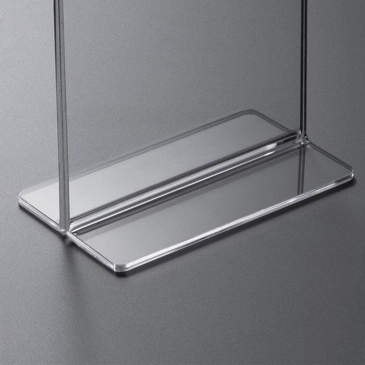 HIIMIEI Tischaufsteller A4 6 Stück T ständer, T-Form Aufsteller, Acryl-Aufsteller, Idee für Promotio